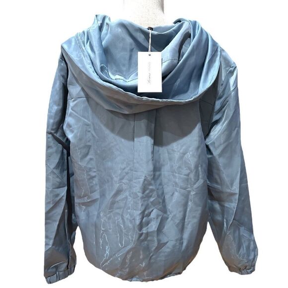 NWT Lovers + Friends Lydia Blue Quarter-Zip Pullover - Picture 7 of 8